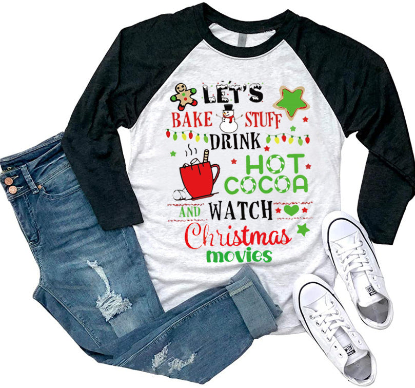 Christmas mug t-shirt women