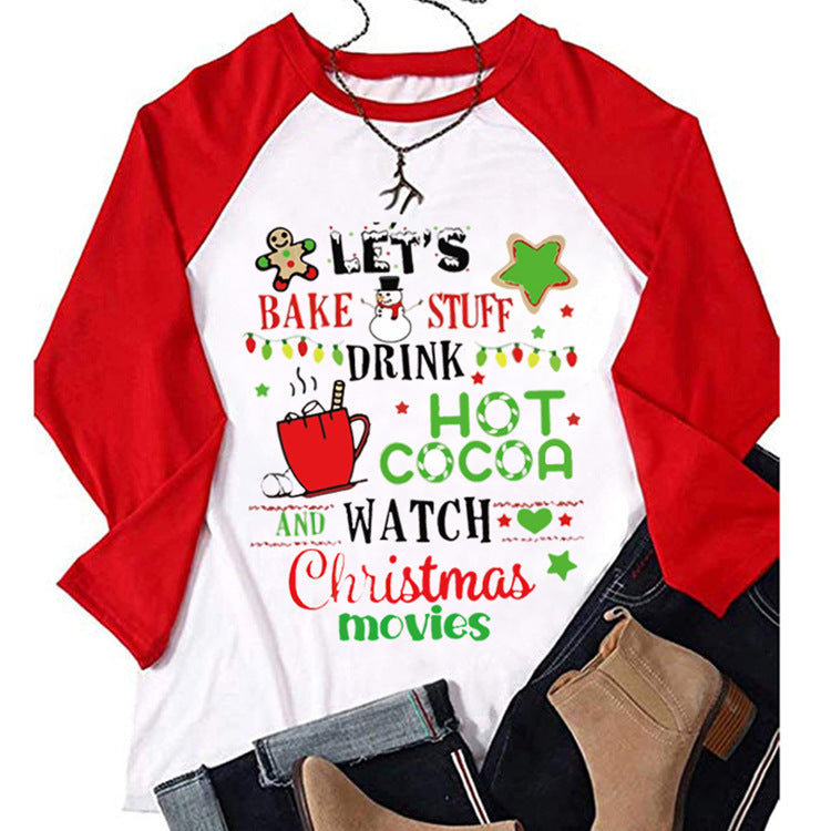 Christmas mug t-shirt women