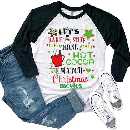 Christmas mug t-shirt women